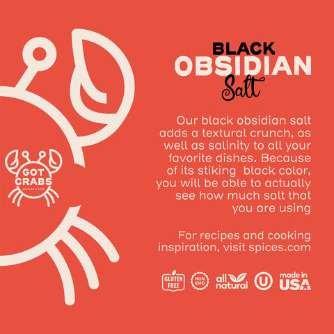 The Spice Lab X The Roses - Got Crabs: Black Obsidian Salt