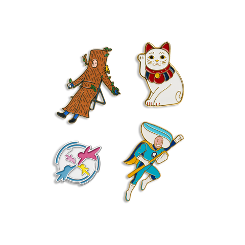 Rental Family Pin Set